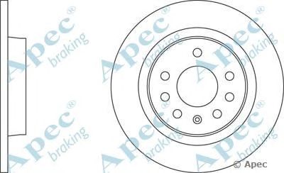 APEC BRAKING dsk2091 -  Тормозной диск